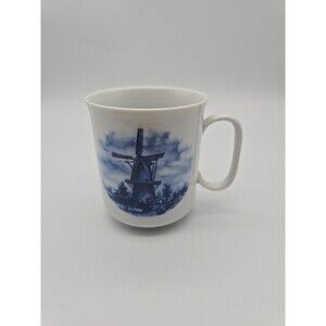 Vintage Ter Steege b.v. Delft Blauw Coffee Mug Hand Decorated in Holland